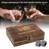 Luxury Whisky Stones Gift Set 9 Granite Ice Cube