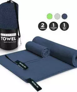 Microfiber Travel Towel Set Fast Drying Lightweight