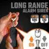 Personal Alarm Siren 130dB with LED Torch