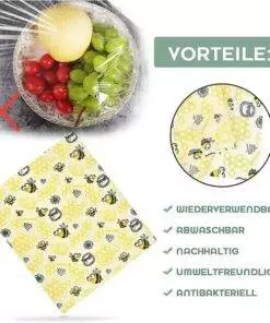 Reusable Nature Beeswax Food Wraps 1 Meter Roll