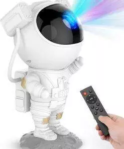 Star Projector Galaxy Night Light Spaceman Lamp