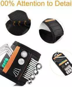 Magnetic Tools Wristband with 20 Strong Magnets