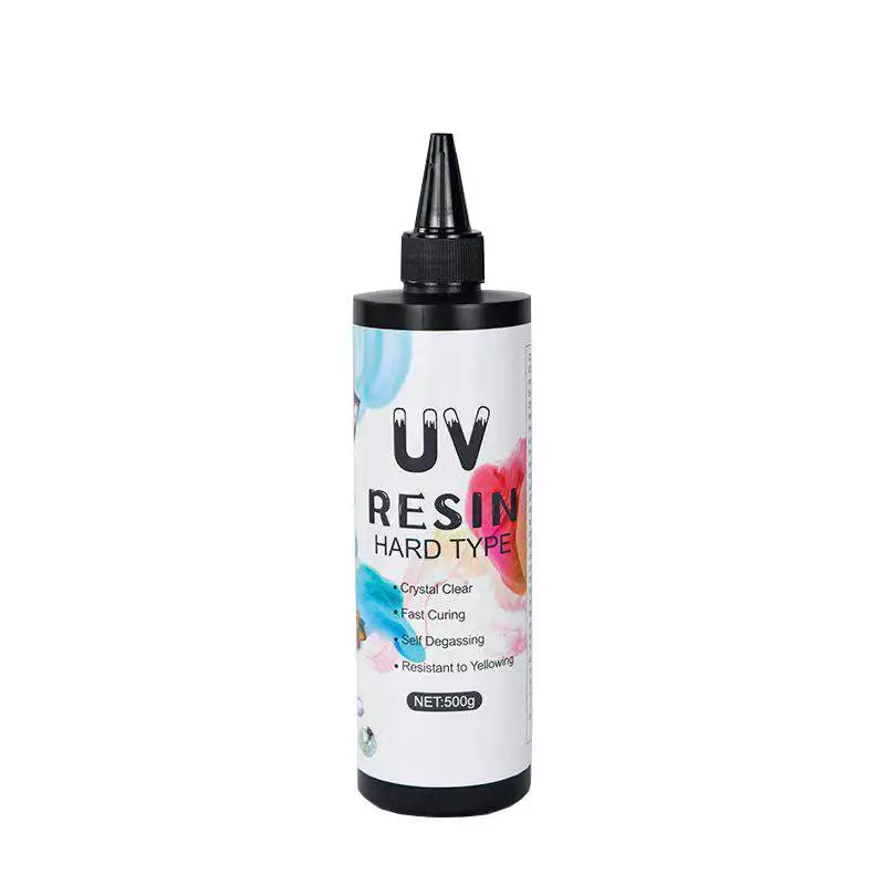 Résine UV - 500g Résine Epoxy Ultraviolette Transparente Améliorée