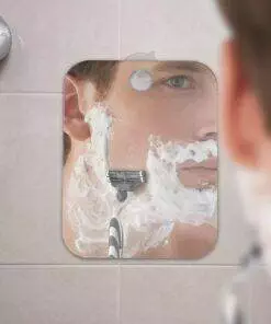 Unbreakable Fog Free Travel Shower Mirror Kit