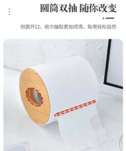 Simple desktop tissue box roll paper