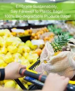 100% Organic Cotton Reusable Produce Bags Eco-Friendly bag