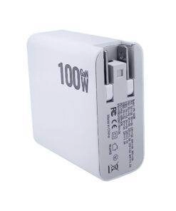 100W GaN 4 Port PD QC Wall Charger for MacBook Xiaomi Samsung