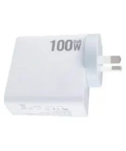 100W GaN 4 Port PD QC Wall Charger for MacBook Xiaomi Samsung
