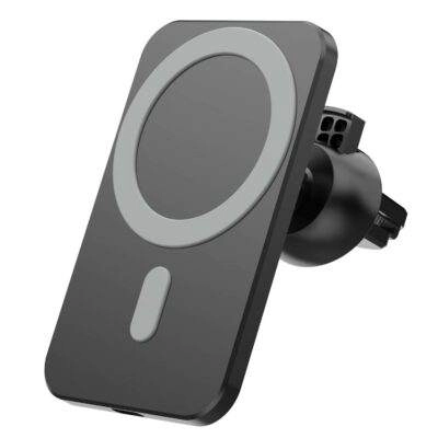 15W MagSafe Car Charger Mount iPhone Holder Black