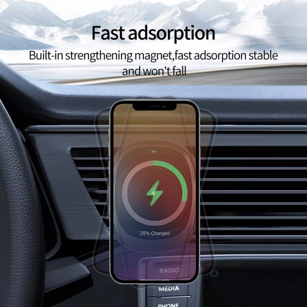 15W MagSafe Car Wireless Charger Phone Holder