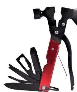 18-in-1 Axe Hammer Camping Tool Survival Knife Kit
