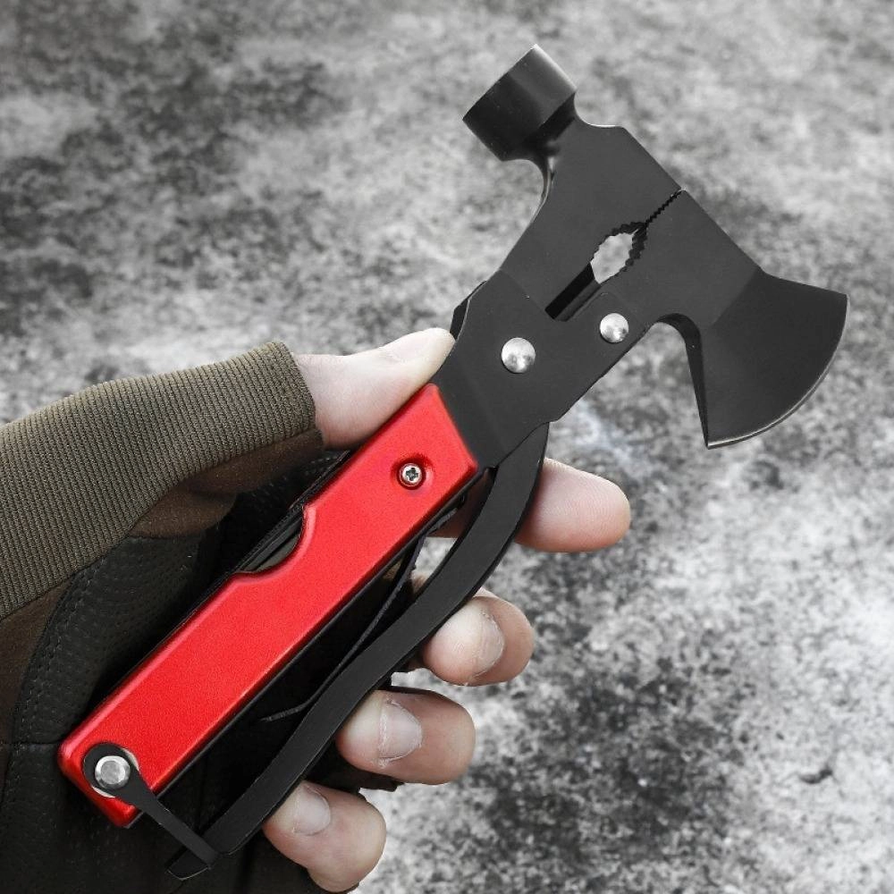 18-in-1 EDC Multi-Tool Axe Hammer Survival Knife Kit