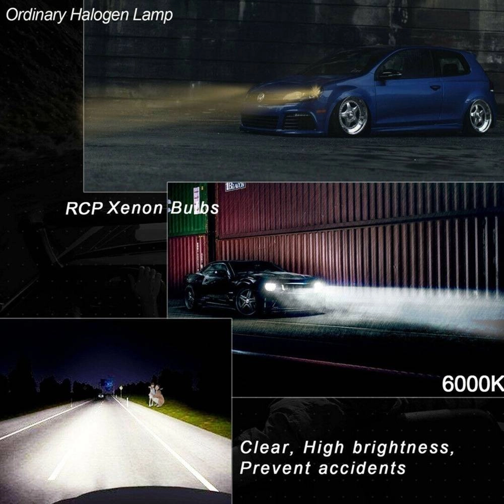 2PCs D2S D2R D2C Car 35W Xenon HID headlight Bulbs 4300K/6000K/8000K