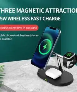 3 in 1 MagSafe Wireless Charging Stand for iPhone