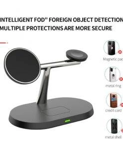 3 in 1 MagSafe Wireless Charging Stand for iPhone Apple Watch AirPods