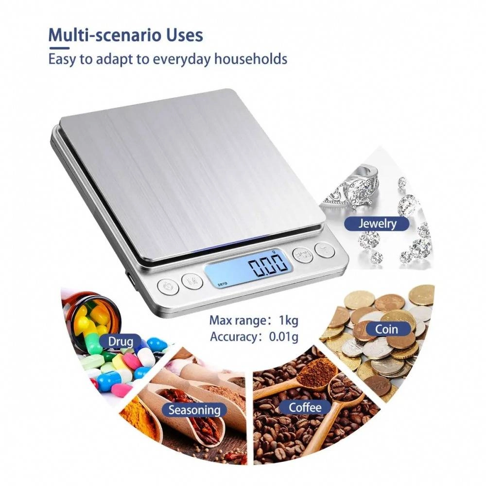 3000g Digital Backlight Scale High Precision