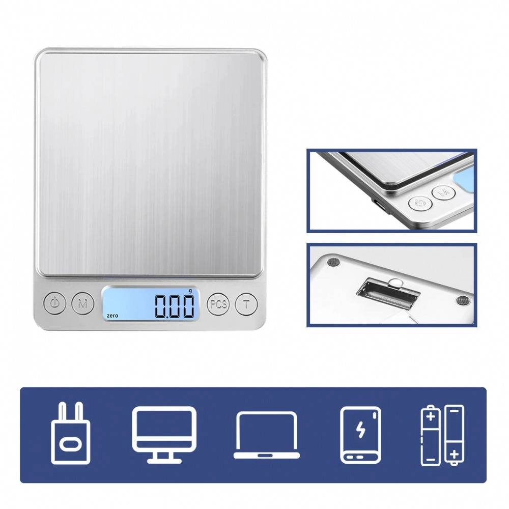 3000g Digital Backlight Scale High Precision