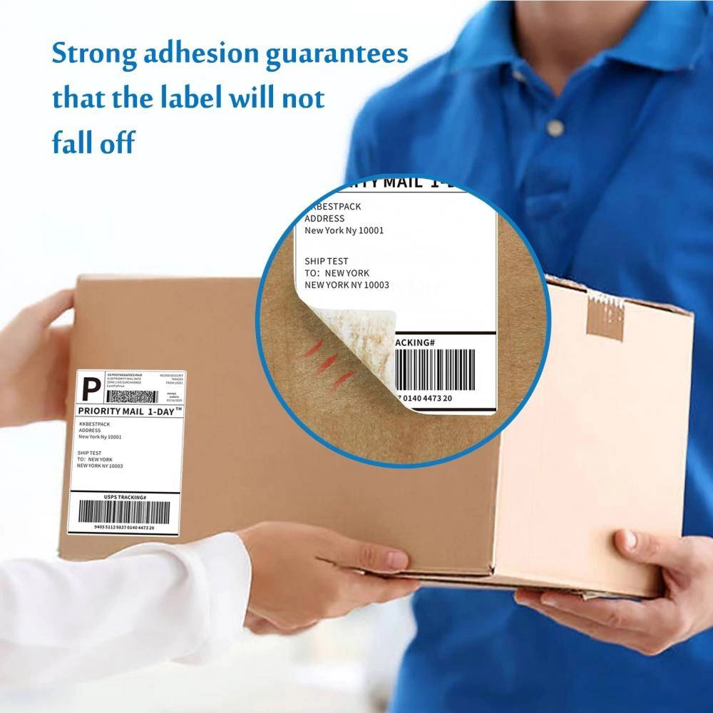 350PCs 150mm x 100mm (4×6) Thermal Transfer Courier Label Permanent Adhesive