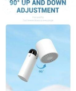 3600mAh Handheld Portable Fan USB Neck Hanging Fan
