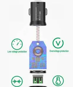 36w Ultra-Fast Dual USB Car Charger