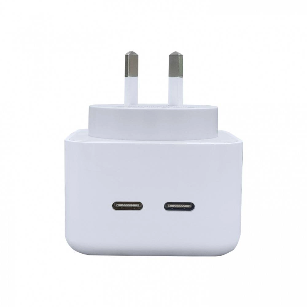 40W Dual USB-C Type-C PD Wall Charger Adapter for iPhone 15