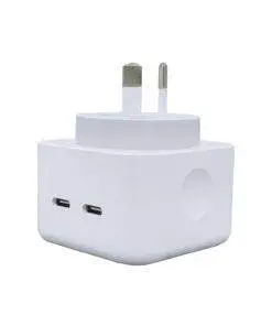 40W Dual USB-C Type-C PD Wall Charger Adapter for iPhone Samsung