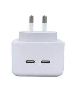 40W Dual USB-C Type-C PD Wall Charger Adapter for iPhone Samsung