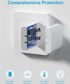 40w Dual PD Type-C Fast Charging Wall Charger Power Adapter