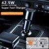 42.5w Ultra-Fast USB-C QC PD Car Charger
