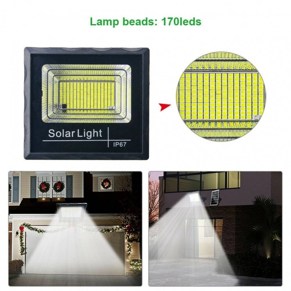 45w Solar Powered Garden LED Remote Control