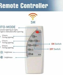 45w Solar Powered Garden LED Remote Control