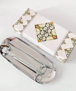 4PCs Stainless Steel Luxury Candle Wick Trimmer Wick Candle Snuffer Plate Tool Set
