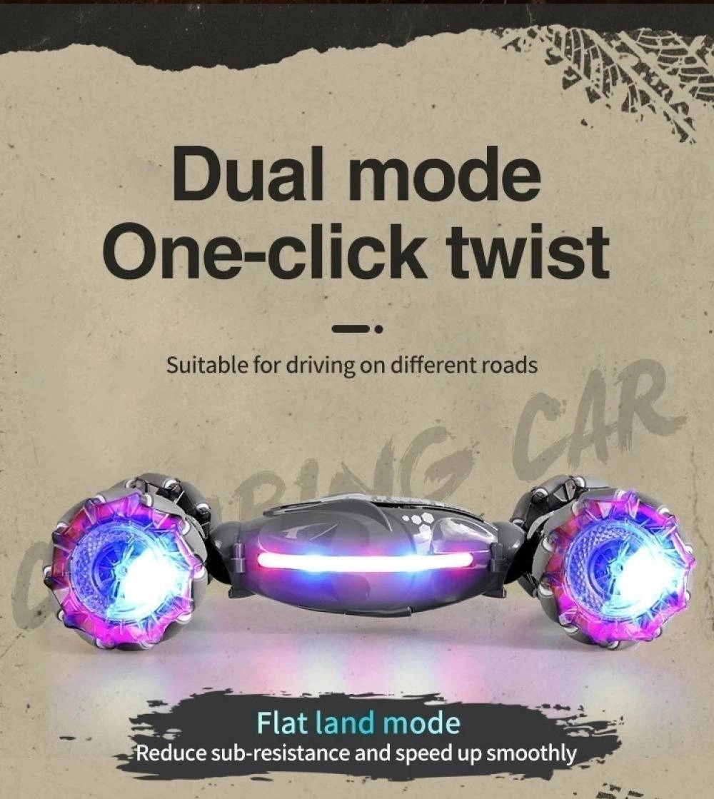 4WD Stunt Gesture RC Car With LED Light Toys for Kids