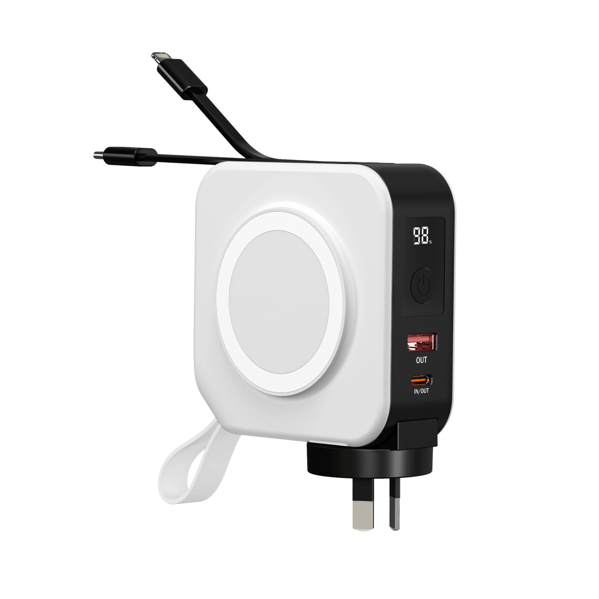 5 in 1 10000mAh Universal Travel Power Bank Adapter
