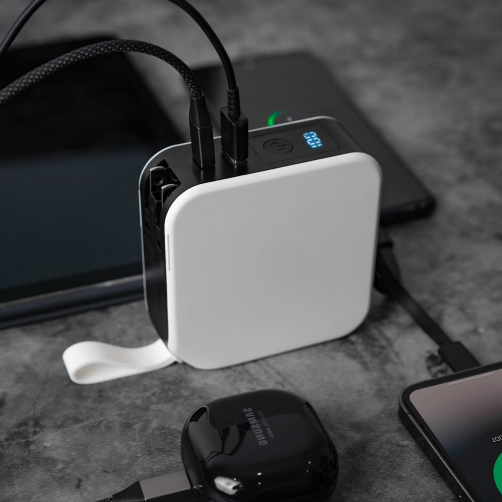 5 in 1 10000mAh Universal Travel Power Bank Adapter