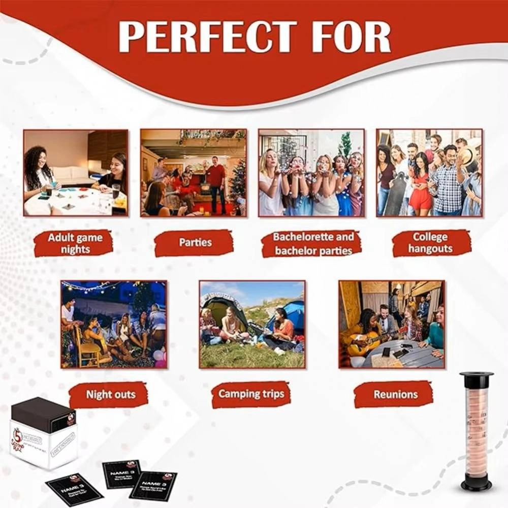 5-second Rule Party Board Game Card