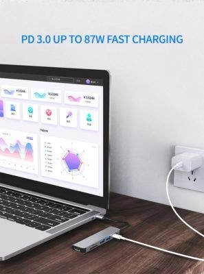 6 in 1 Type-C HDMI USB3.0 HUB Docking Station