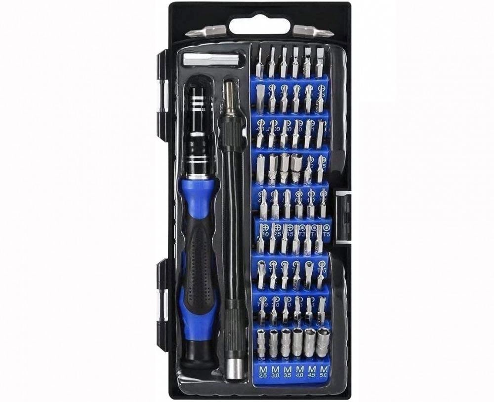 60 in 1 Professional Screwdriver Repair Tools Kit Set with 56 Flexible Shaft Extension