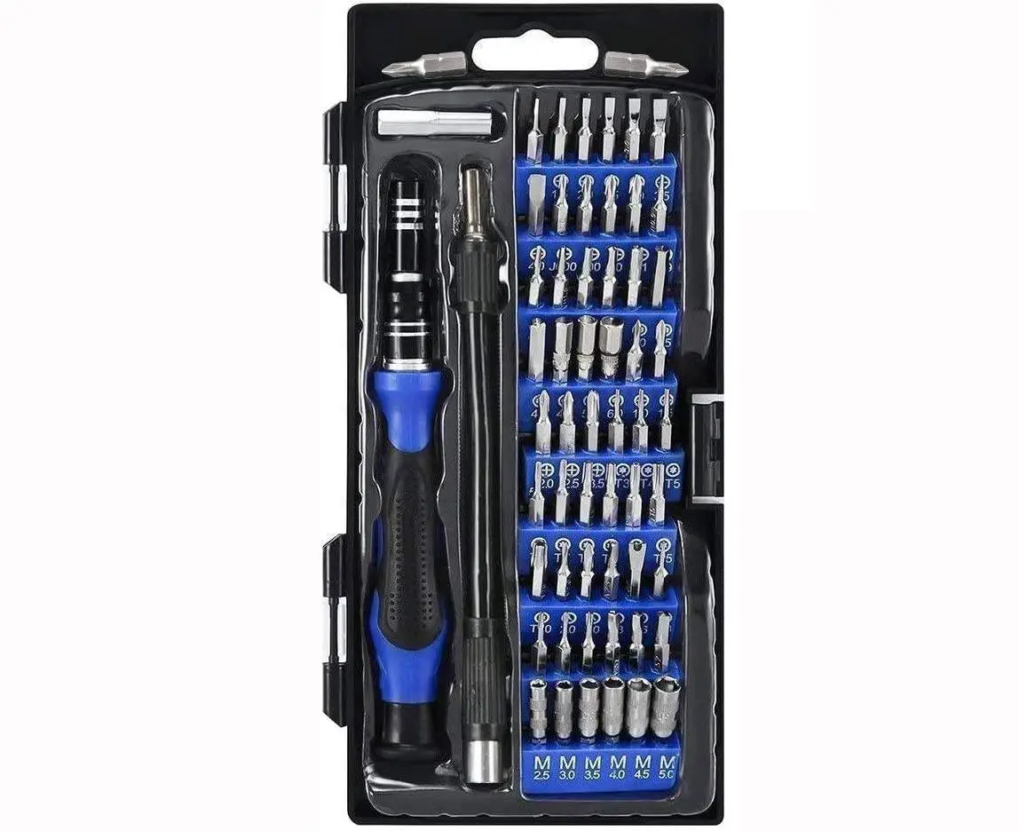 60 in 1 Professional Screwdriver Repair Tools Kit Set with 56 Flexible Shaft Extension