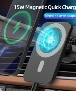 15W MagSafe Car Wireless Charger Mount Phone Holder