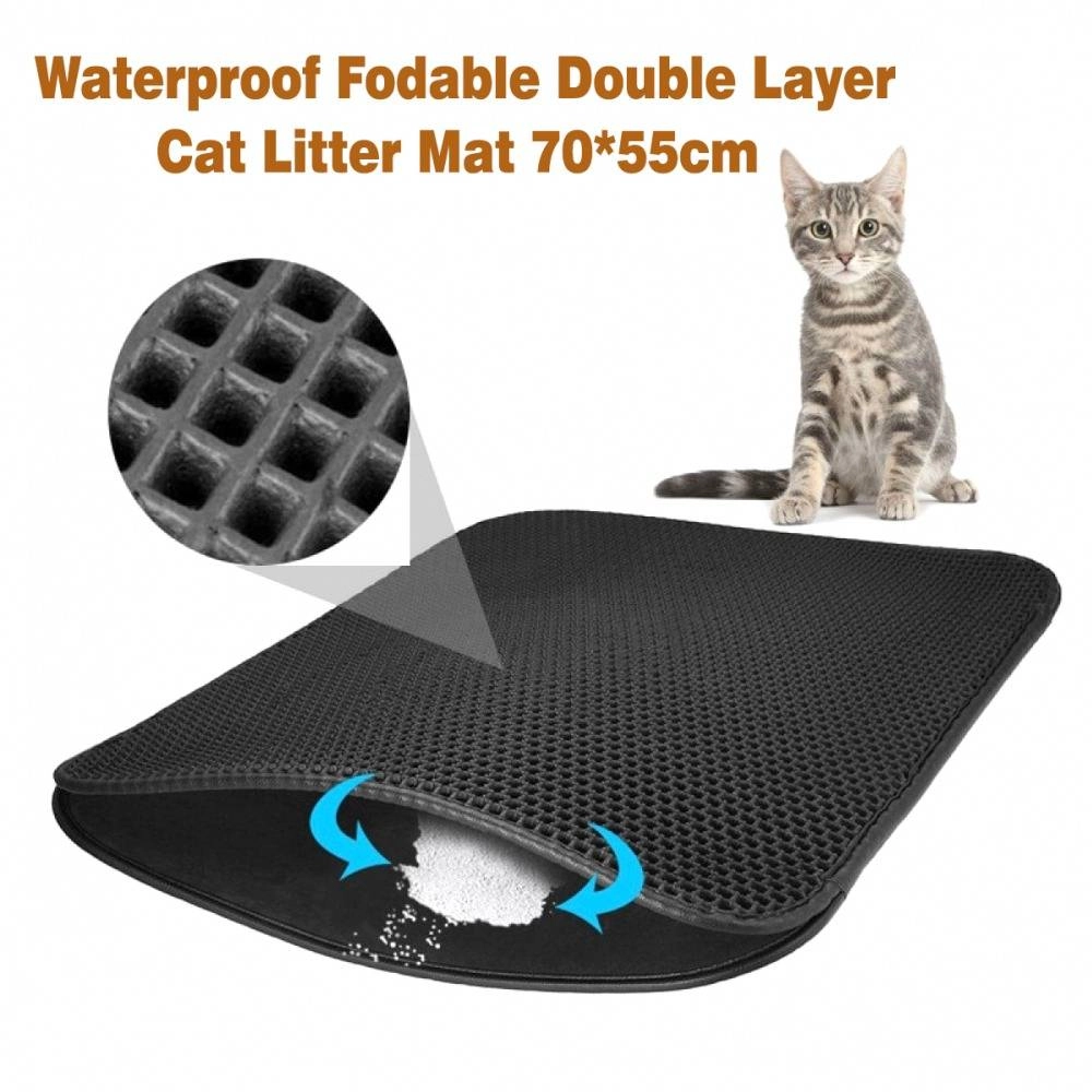 Waterproof Pet Cat Double Layer Litter Mat