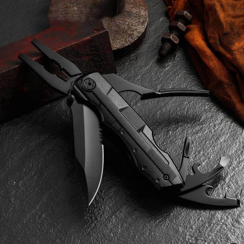 9 in 1 EDC Multitool Pliers Knife Outdoor Gadget Tool