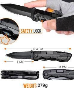 9 in 1 EDC Multitool Pliers Knife Outdoor Gadget Tool