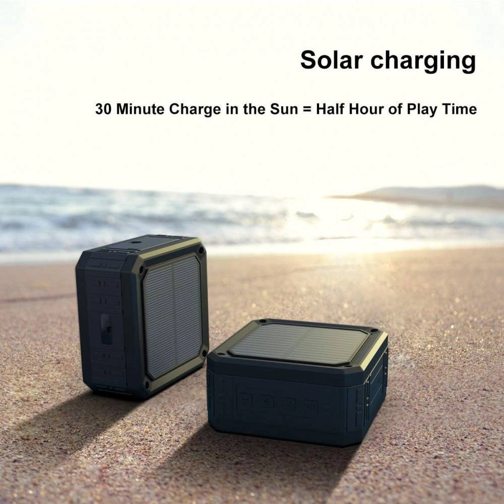 ABFOCE Outdoor Waterproof Mini Solar Bluetooth Speaker