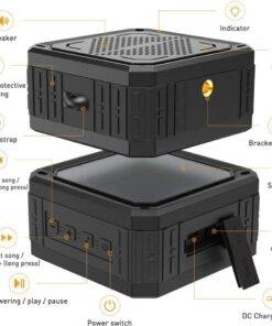 ABFOCE Outdoor Waterproof Mini Solar Bluetooth Speaker