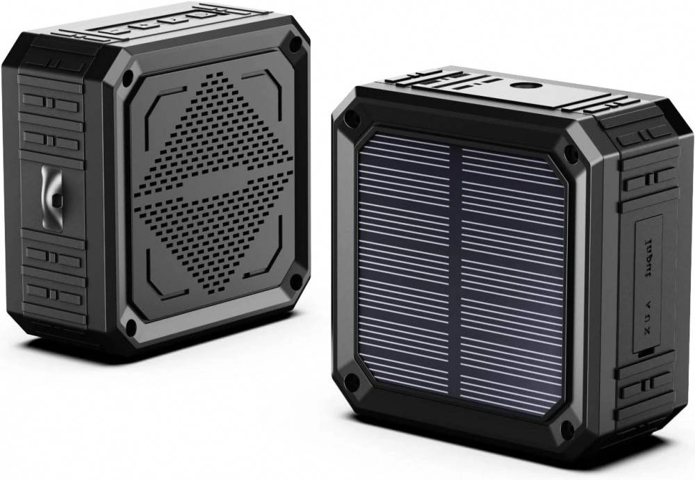 ABFOCE Outdoor Waterproof Mini Solar Bluetooth Speaker