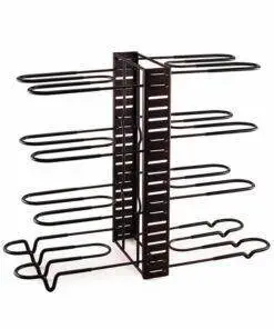 Adjustable 8 Tier Pan and Pot Lid Holder Rack