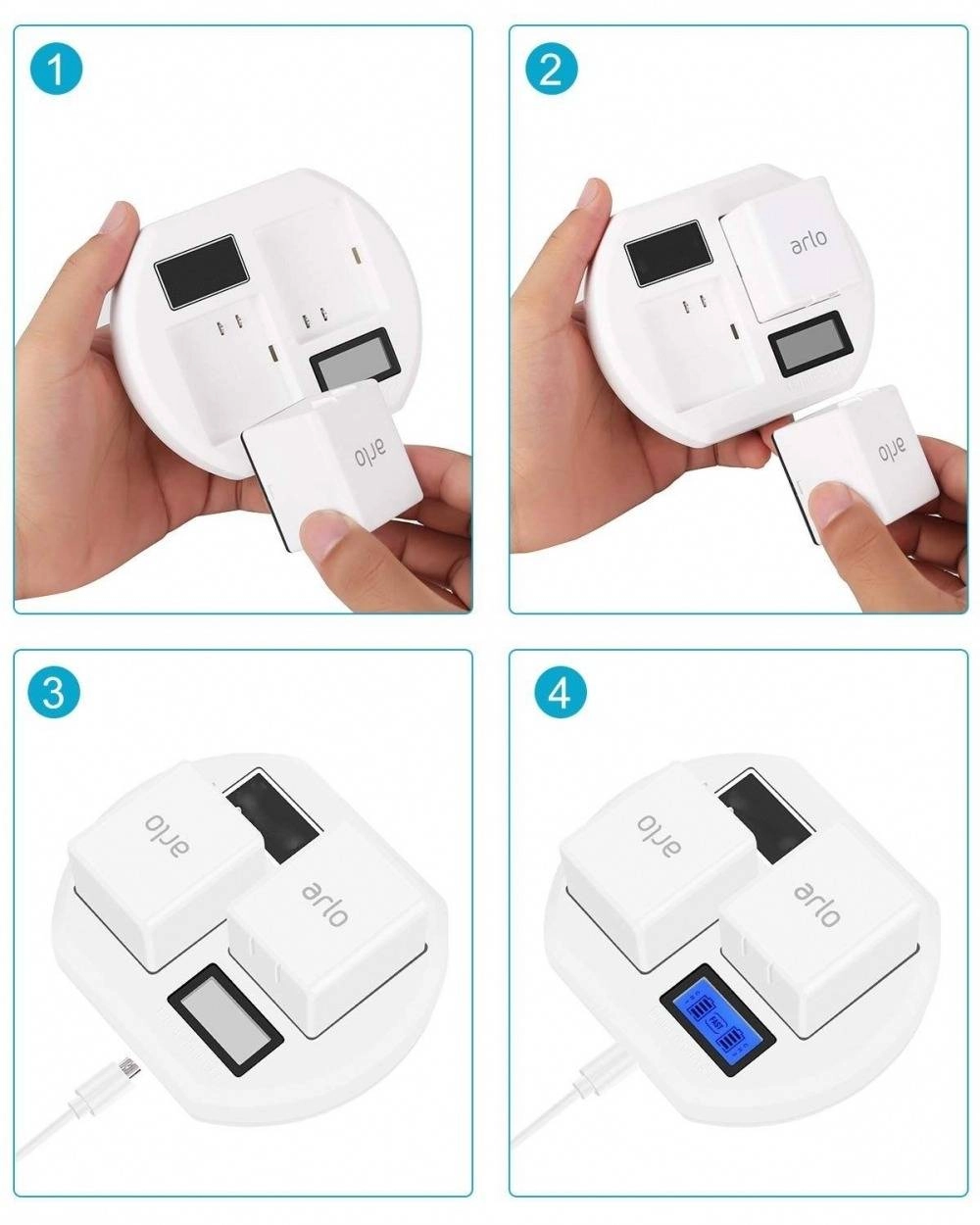 Arlo Pro 2 Battery Charger & Charging Station
