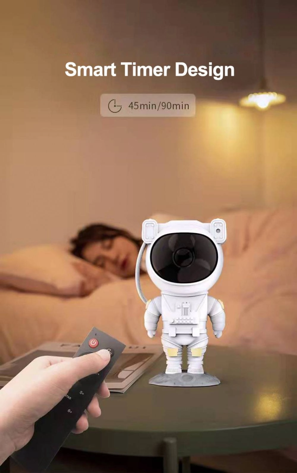 Astronaut Galaxy Projector Night Light Spaceman Lamp