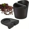 Barista-Grade Espresso Knock Box & Tamper Mat Set